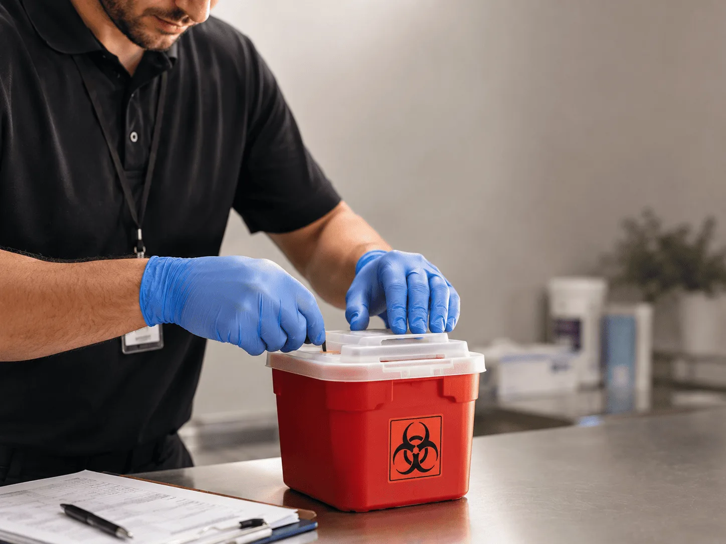 Why choose Sharps Waste Disposal in Mantador, ND